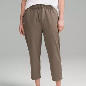 Lululemon Stretch High-Rise Cropped Pants Brown